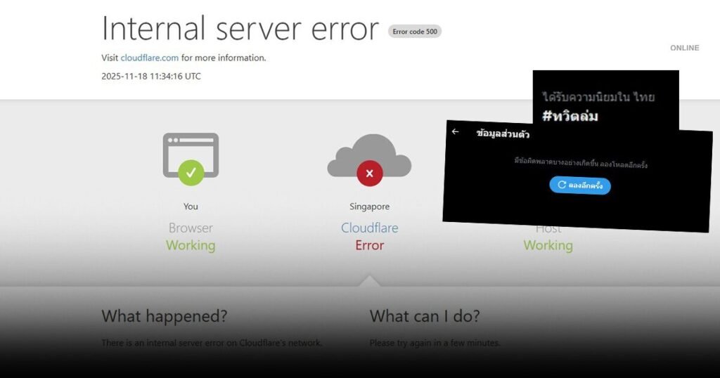Cloudflare ล่ม