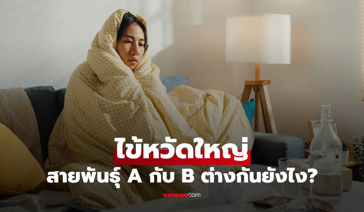 ไข้หวัดใหญ่สายพันธุ์ A กับ B